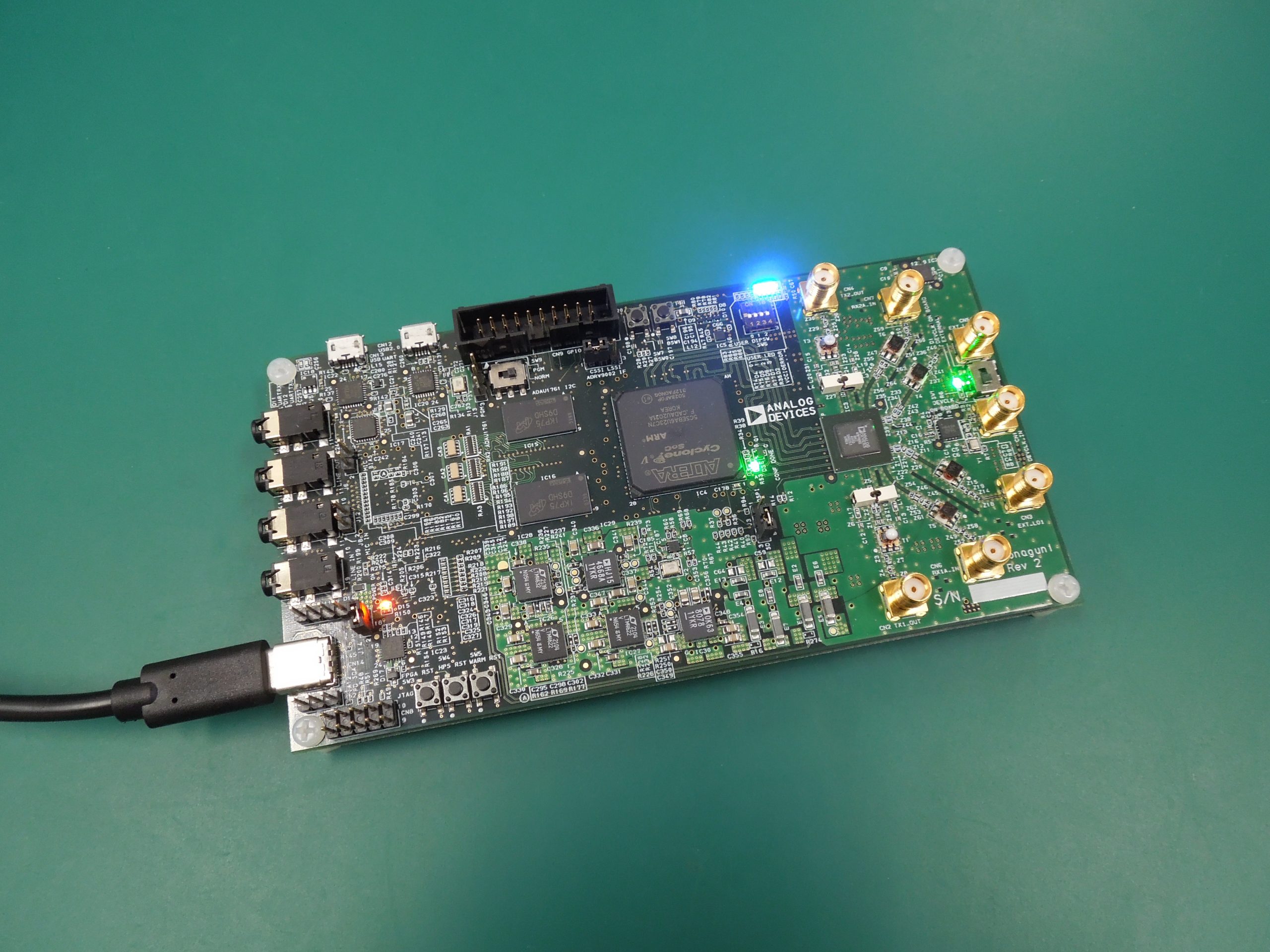 ADRV9002 RFトランシーバを採用したRF-SoM